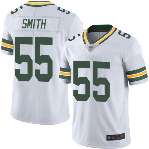 Green Bay Packers Limited White Men #55 Smith Za Darius Road Jersey Nike NFL Vapor Untouchable